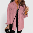 Denim Jacket Women Relaxed Fit Oversized Pockets