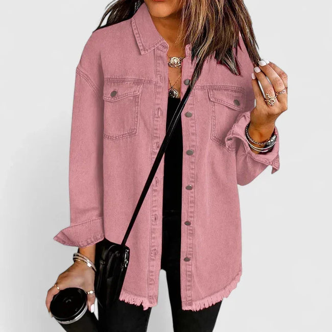 Isla | Oversized Denim Jean Jacket for Women