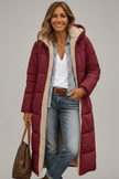 Amelia | Women's Longline Hooded Winter Puffer Coat