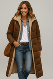 Amelia | Women's Longline Hooded Winter Puffer Coat