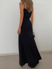 FJØRNA Y2K bodycon maxi dress for women, stylish summer dress with a fitted silhouette, ideal for special occasions.