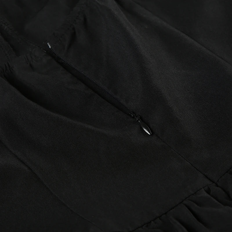 FJØRNA Y2K Bow Bubble Women's Mini Dress featuring a playful bow design, perfect for party or daytime wear.