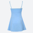 Colorful Y2K mini dress for women by FJØRNA, featuring vibrant patterns perfect for party or daytime wear.