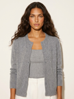 Knit Cardigan Women Soft Round Neck Button Front