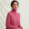Turtleneck Sweater Women Soft Knit Relaxed Fit
