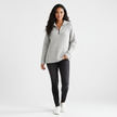 Half Zip Knit Sweater Women Long Sleeve Relaxed Fit