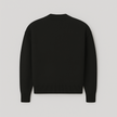Knit Sweater Women Soft Heart Detail Round Neck Relaxed Fit