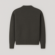 Knit Sweater Women Soft Heart Detail Round Neck Relaxed Fit