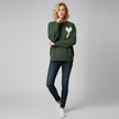 Knit Sweater Women Soft Heart Detail Round Neck Relaxed Fit