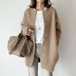 Long Cardigan Women Oversized Button Front Soft Knit Warm