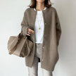 Long Cardigan Women Oversized Button Front Soft Knit Warm