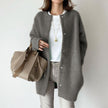 Long Cardigan Women Oversized Button Front Soft Knit Warm