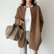 Long Cardigan Women Oversized Button Front Soft Knit Warm