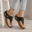 FJØRNA women's orthopedic heeled sandals with wedge, adjustable strap, arch support, soft leather, and anti-slip sole for comfort.