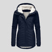 Elin | Women's Wool Hooded Buckle Fleece Jacket with Pockets