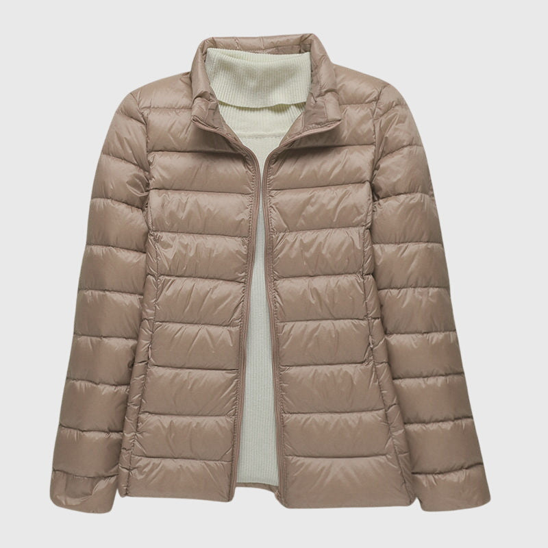 Quilted Jacket Women Ultra-Light Windproof Water-Resistant