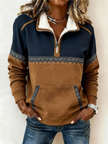 Zyrel | Women's Versatile Zip-Up Sweater Pullover