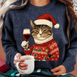 Ugly Christmas Sweater Tacky Novelty Graphic Crew Neck Knit Holiday Jumper | Roberta