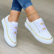 FJØRNA women's orthopedic lace-up sneakers with supportive design, ideal for comfortable walking and everyday wear.