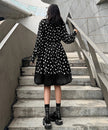 FJØRNA Dot Veil Dress in white, elegant dress with dotted veil design, perfect for stylish occasions.