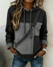 Elara | Women's Chic Colorblock Hoodie Sweatshirt