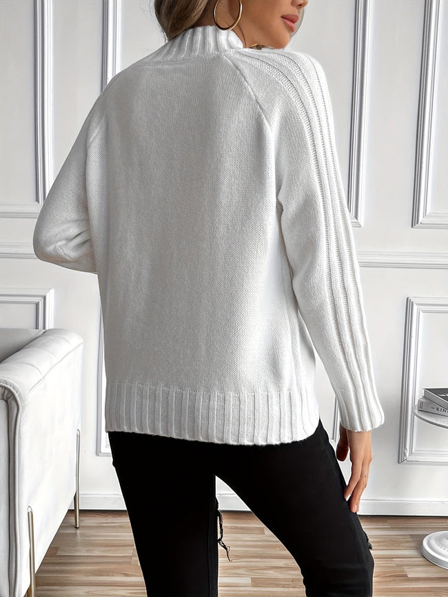 Juliet | Women's Tailored Knit Sweater Pullover with Cozy Elegant for Layering