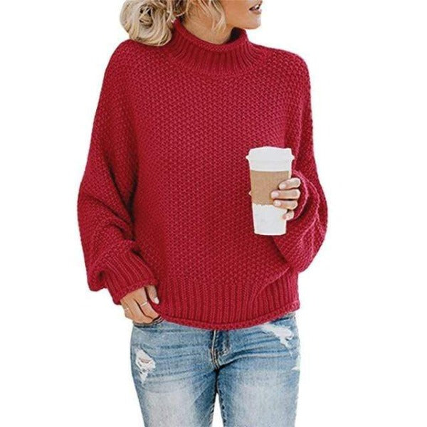 Elisabeth | Women's Chic Knit Turtleneck Sweater Pullover