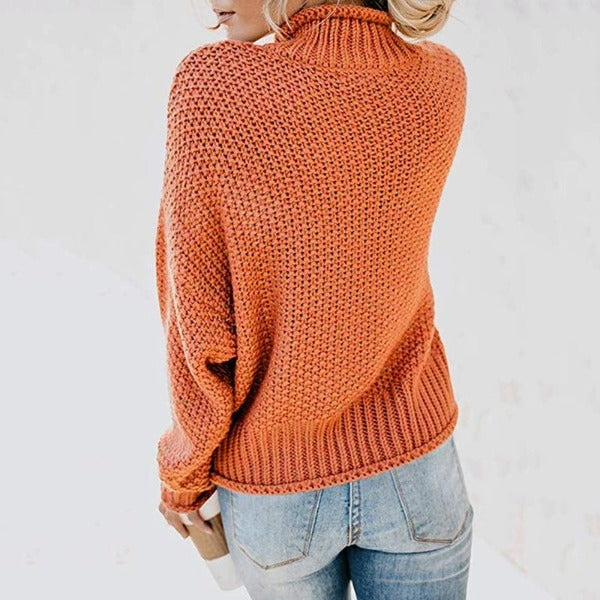 Elisabeth | Women's Chic Knit Turtleneck Sweater Pullover