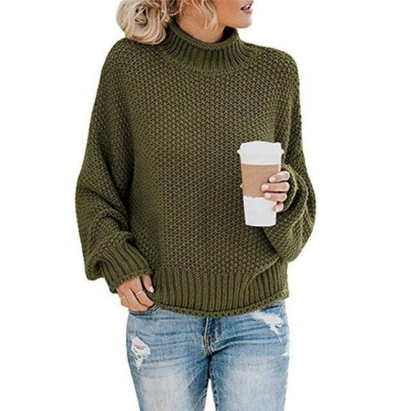Elisabeth | Women's Chic Knit Turtleneck Sweater Pullover