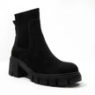 Cora | Women's Chunky Heel Chelsea Slip On Boots with Comfortable Casual