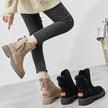 Freya | Women's Fur Lined Winter Ankle Boots with Chunky Suede Comfortable