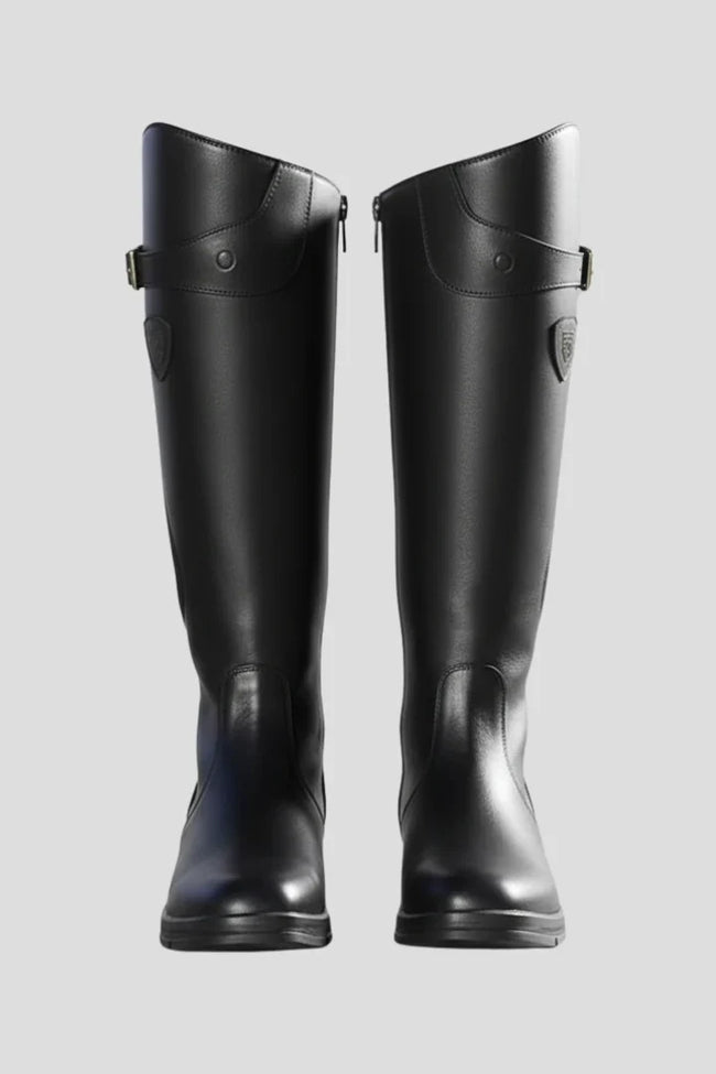 Freya | Women's Knee High Pull On Leather Boots with Comfortable Casual