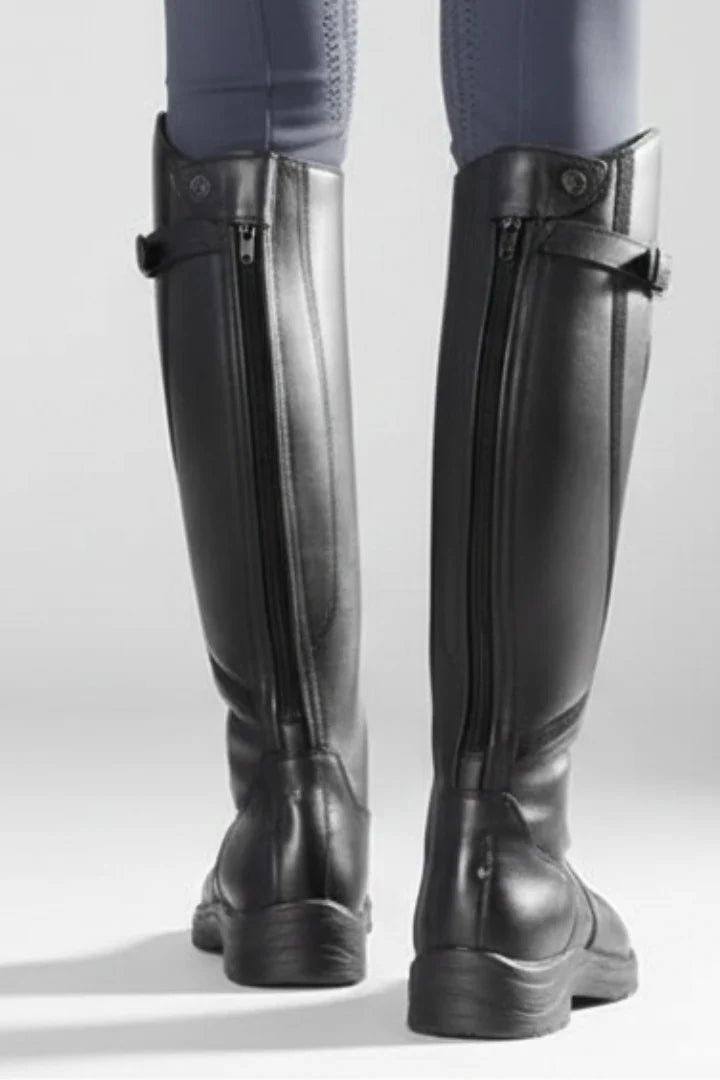 Freya | Women's Knee High Pull On Leather Boots with Comfortable Casual