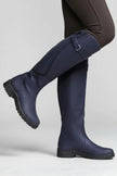 Freya | Women's Knee High Pull On Leather Boots with Comfortable Casual