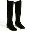Freya | Women's Knee High Slouchy Suede Zipper Boots with Block-Heel Comfortable