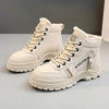 Freya | Women's Lace Up Winter Faux Fur Lined Boots with Comfortable