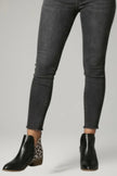 Freya | Women's Leather Leopard Print Side Zip Low Heel Boots with Comfortable