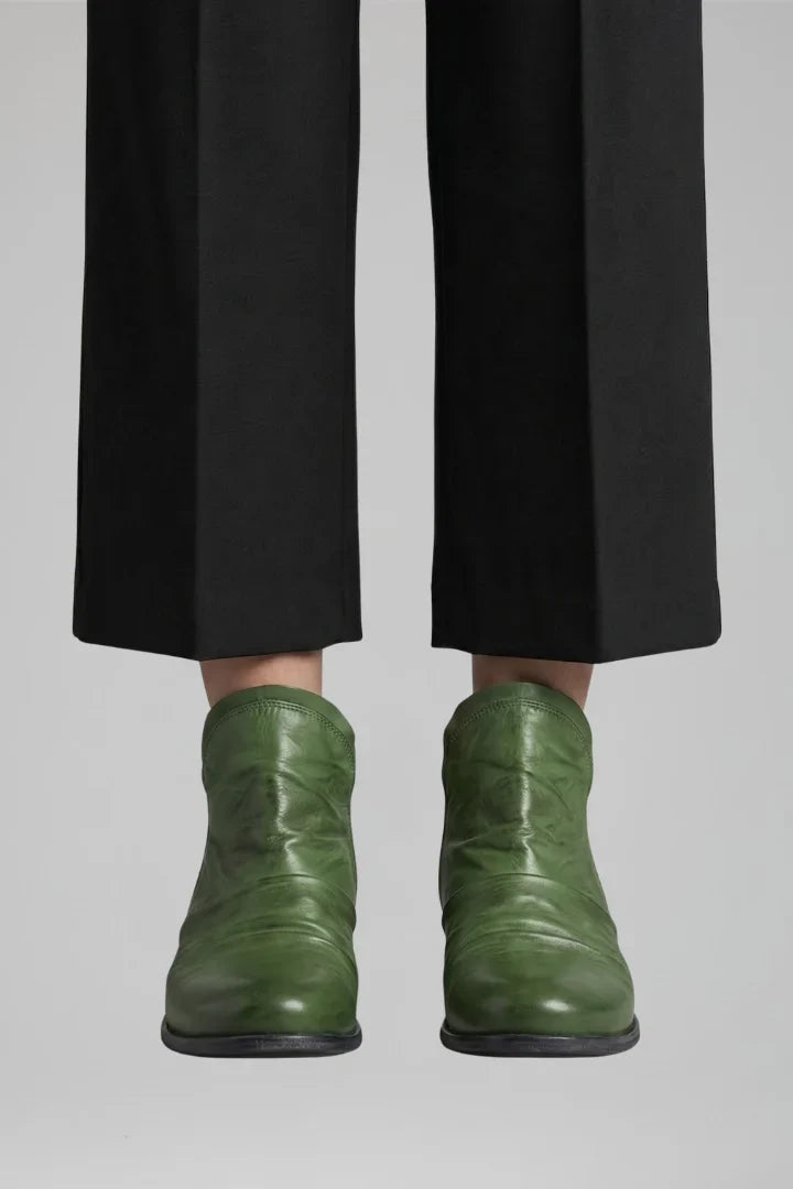 Freya | Women's Leather Side Zip Ankle Boots with Comfortable Casual Everyday