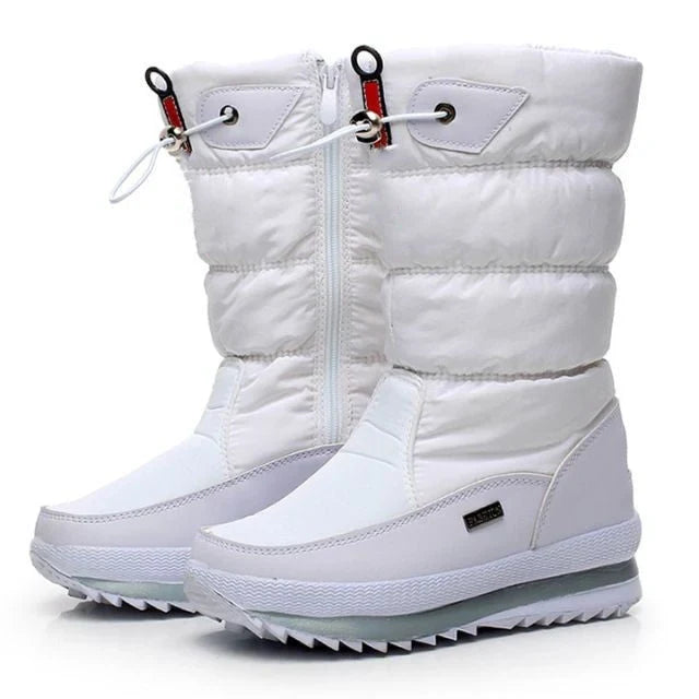 Loes | Women's Waterproof Puffer Snow Boots with Comfortable Casual Everyday Walking
