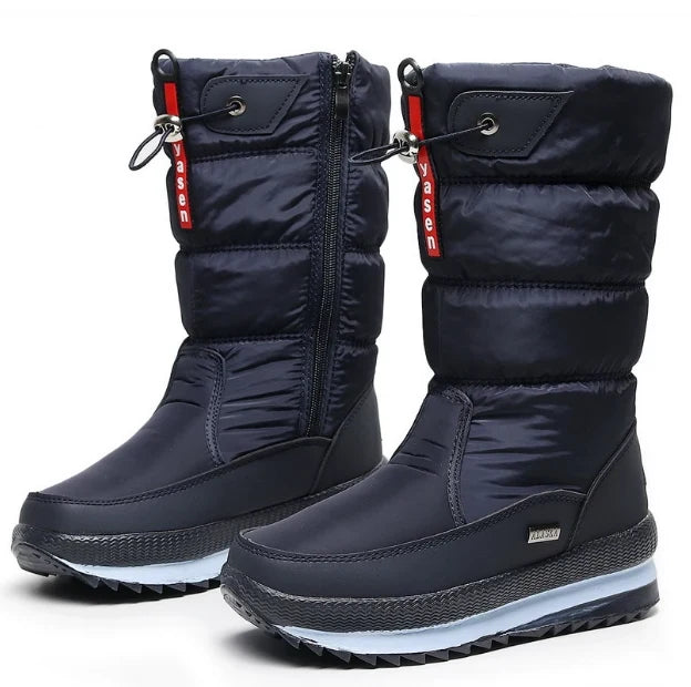 Loes | Women's Waterproof Puffer Snow Boots with Comfortable Casual Everyday Walking