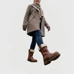 Anouk | Women's Winter Ankle Leather Lined Boots with Comfortable Casual Everyday