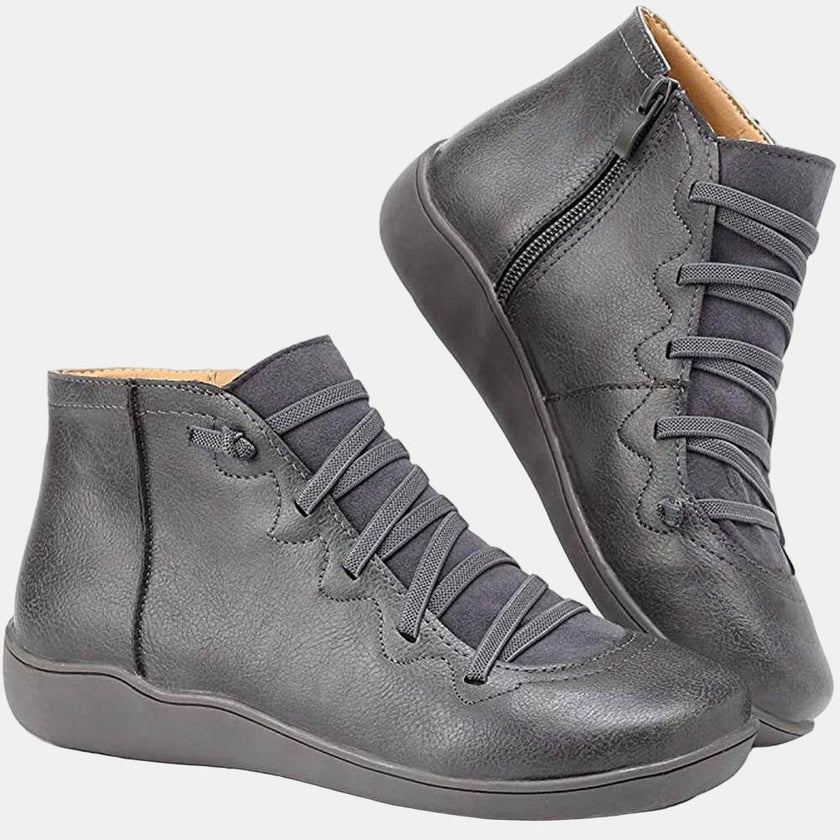 Riley | Women's Lace up Ankle Boots with Comfortable Casual Everyday Walking