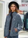 Carin | Women's Zip-Up Sherpa Jacket with Pockets