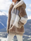 Erika | Women's Plus-Size Hooded Zip-Up Sherpa Winter Jacket