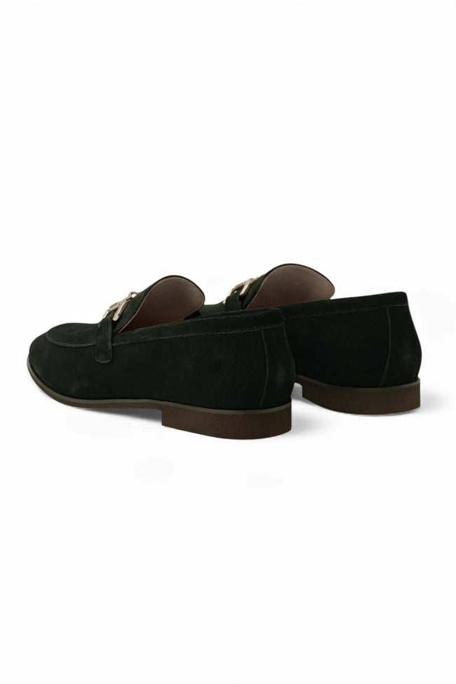 Men's FJØRNA horsebit loafers in classic leather finish, stylish slip-on shoes for men with elegant design.