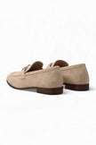 Men's FJØRNA horsebit loafers in classic leather finish, stylish men's shoes with sleek design and gold horsebit detail.