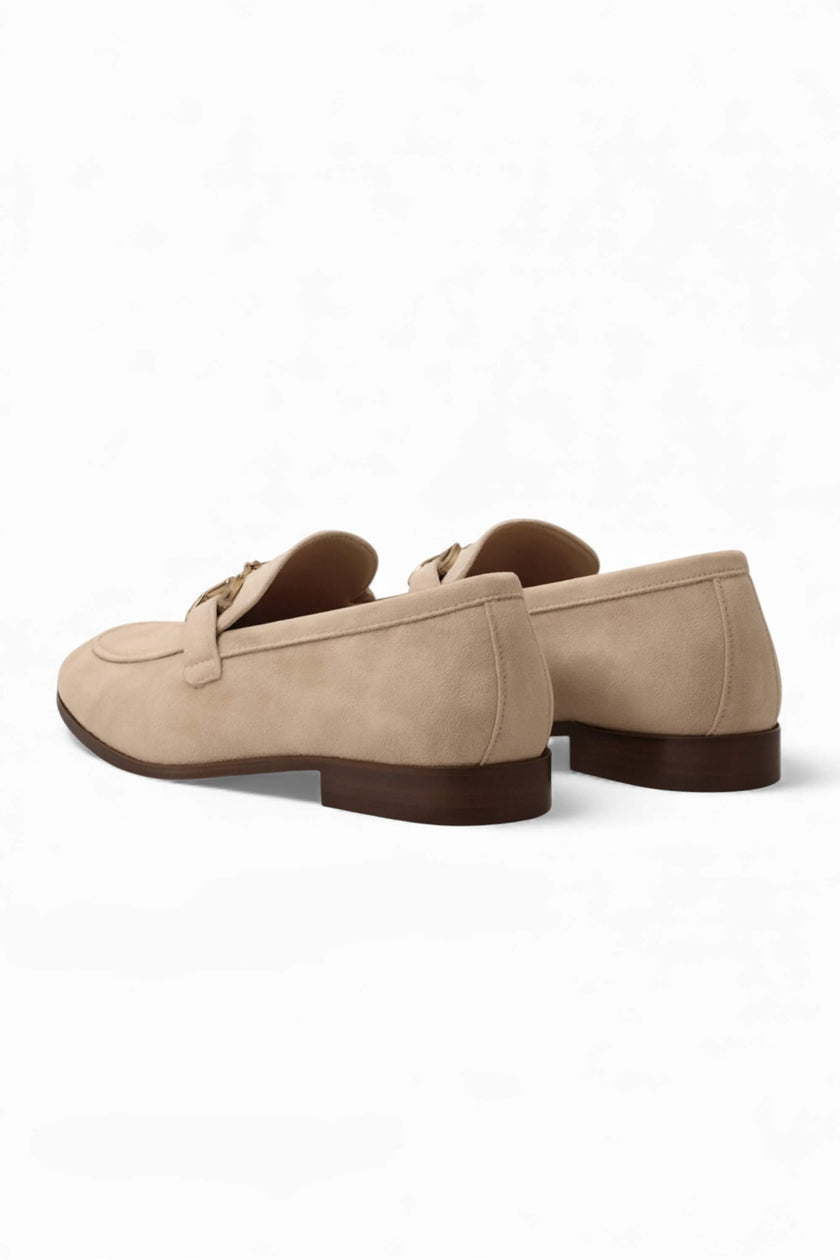 Men's FJØRNA horsebit loafers in classic leather finish, stylish men's shoes with sleek design and gold horsebit detail.