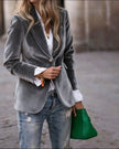 Sara | Women's Velvet Blazer