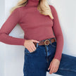 Ylvi | Women's Ribbed Knit Turtleneck Sweater