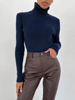 Ylvi | Women's Ribbed Knit Turtleneck Sweater